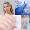 4500pcs+ Flatback Glass Hotfix Iron On Rhinestones Crystal for DIY Making with 1 Tweezer & 1 Picking Pen for Shoe, Cloth, Face Art, Bag, Manicure(3-Sizes, 6-colors, Blue Color Series)